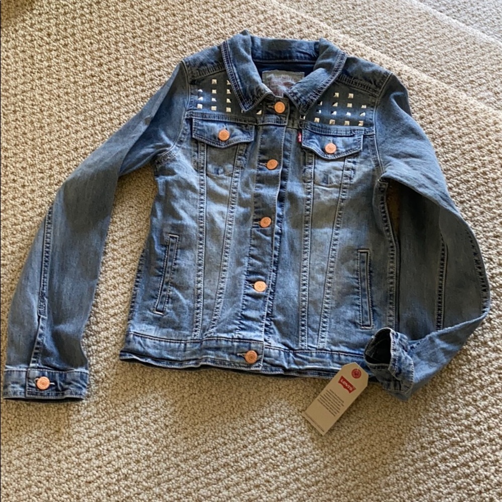 NWT Levi’s girls jean jacket size L
